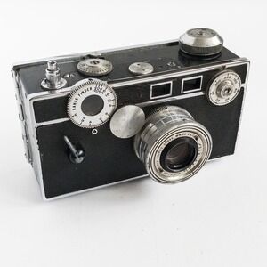 Vintage Argus C3 Rangefinder Camera‎ Set 35mm Film w/ Coated Cintar Lens & Cases
